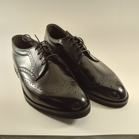 E.T. Wright Dress Shoes Men 11 EE Black Lace Up JI90500 USA Oxford Derby LN main image 7